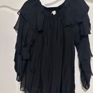 Elegant Black Women's Top